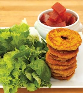 Split pea patties (Shami-e lapeh)