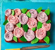 Spring bouquet traybake
