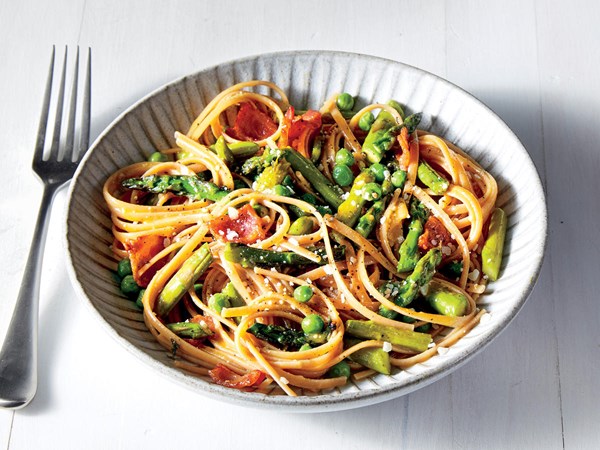 Spring carbonara