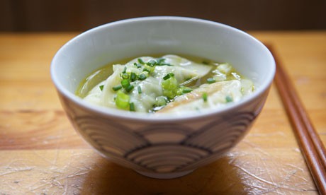 Spring chicken and vegetable gyoza