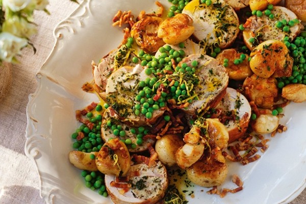 Spring chicken ballotine