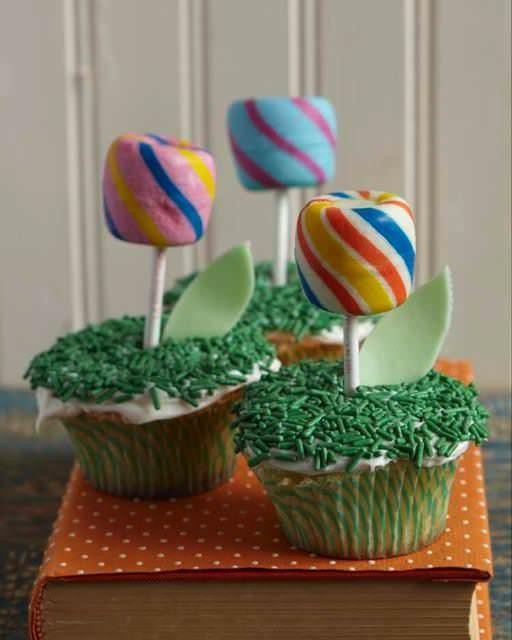 Spring cupcake