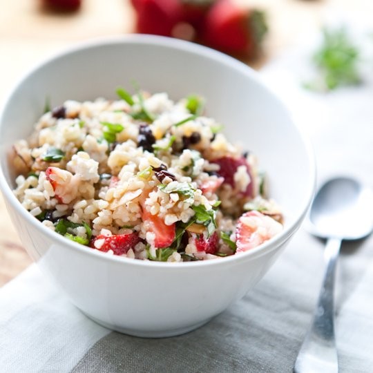 Spring fruit and nut tabouli