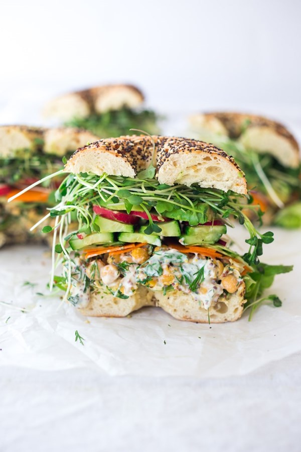 Spring goddess sandwich