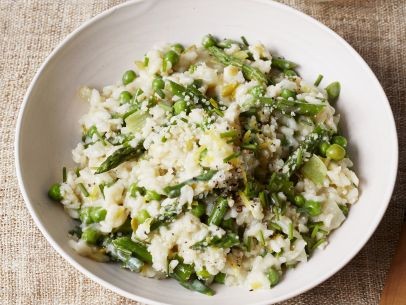 Spring green risotto
