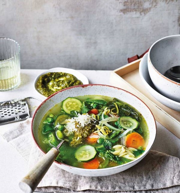 Spring minestrone