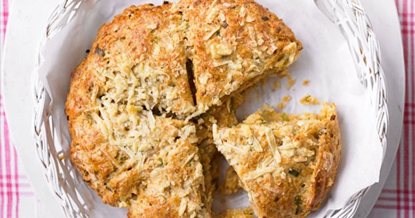 Spring onion, Cheshire and mustard scone wedges