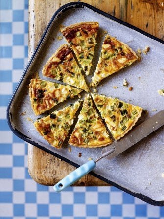Spring onion tart