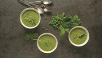 Spring pea soup