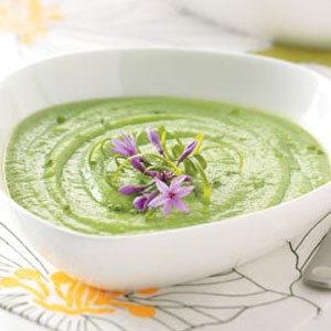 Spring pea soup