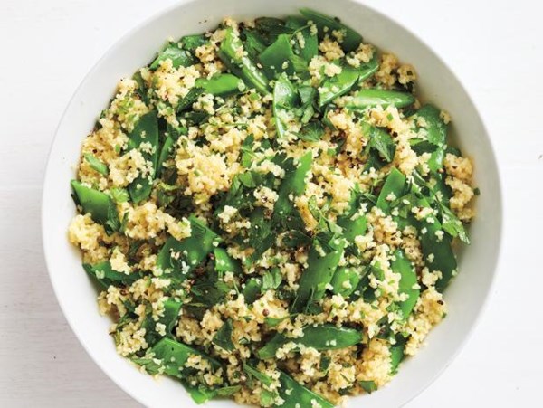 Spring pea tabbouleh 