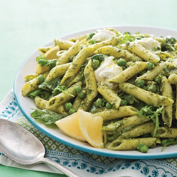 Spring pesto pasta