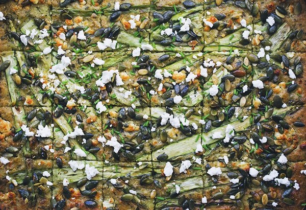 Spring picnic bread