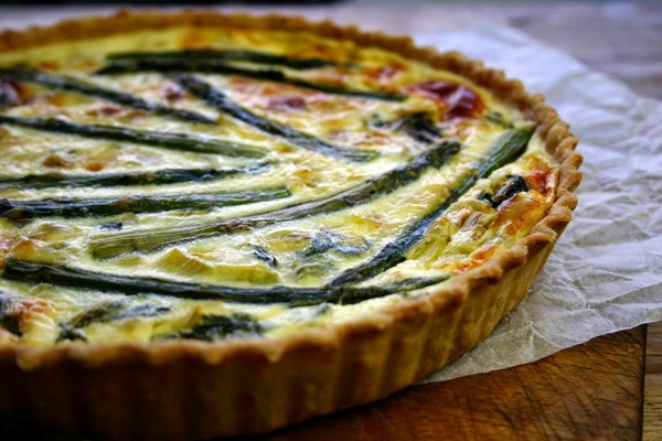 Spring quiche
