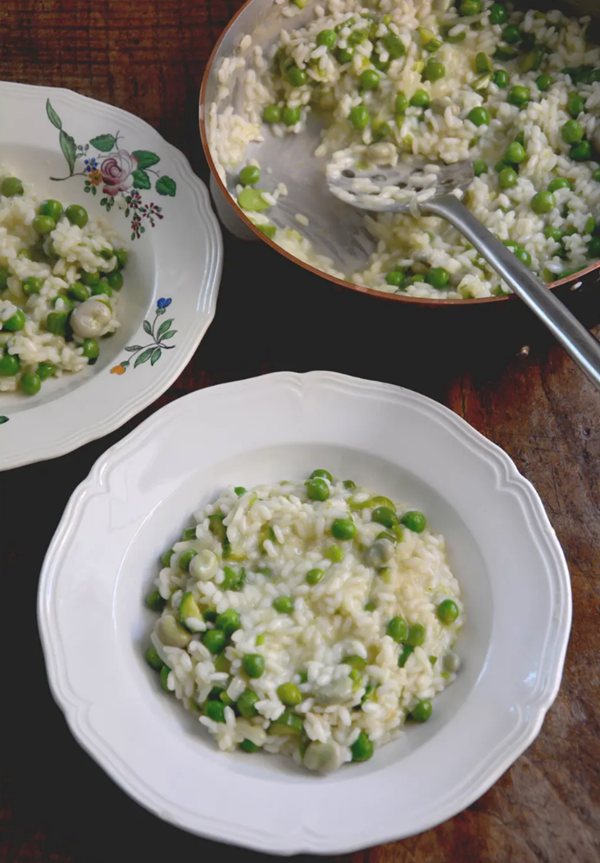 Spring risotto