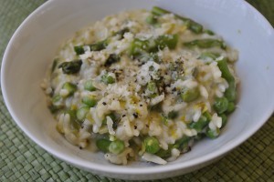 Spring risotto