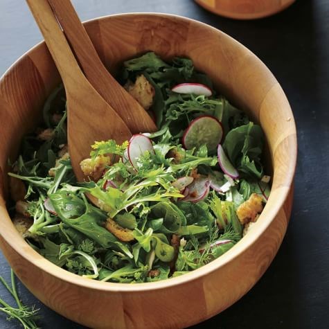 Spring salad with radishes & fresh herbs