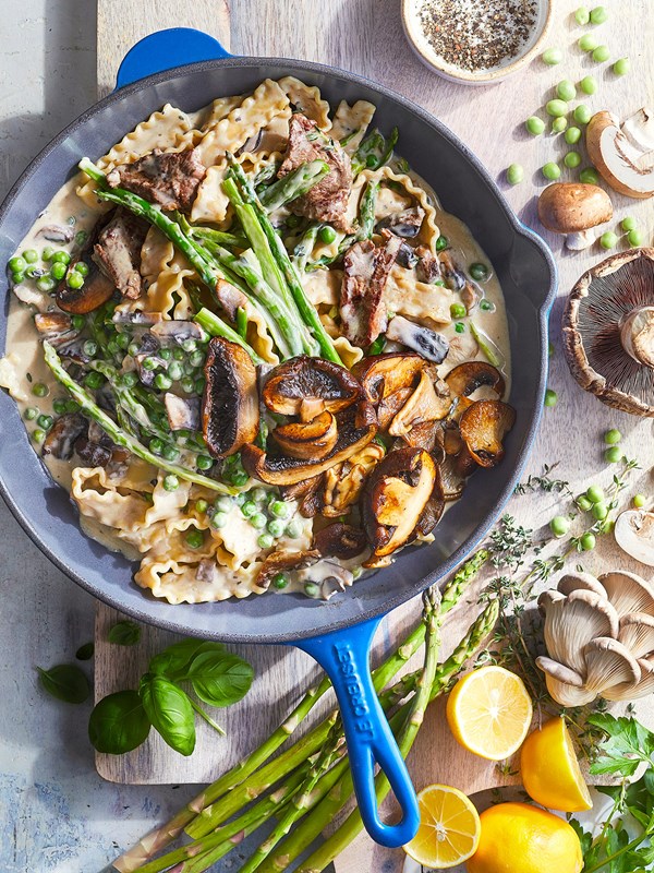 Spring stroganoff