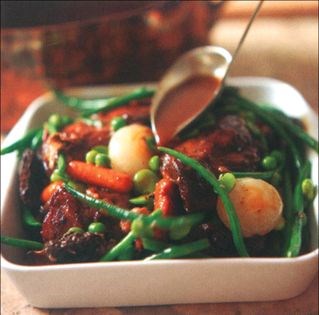 Spring-style lamb stew