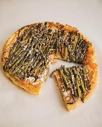 Spring upside-down tart