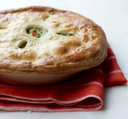 Spring vegetable chicken potpie