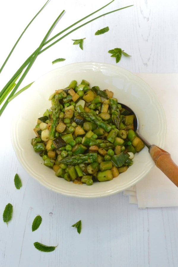 Spring vegetable medley
