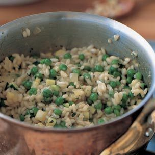 Spring vegetable risotto