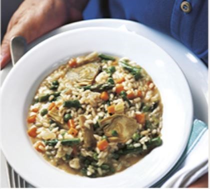 Spring vegetable risotto (Risotto primavera)