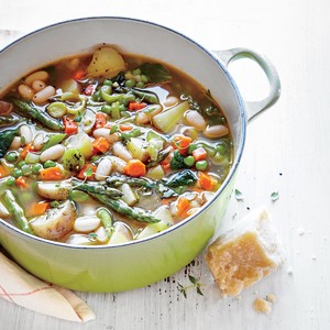 Spring vegetable soup