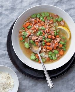 Spring vegetable soup (Vignole)