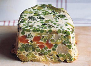 Spring vegetable terrine