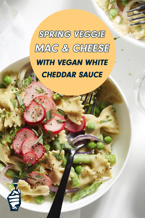 Spring veggie mac and cheese