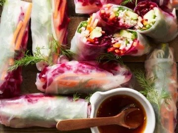 Spring veggie rolls