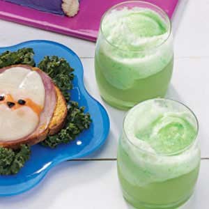 Springtime lime slushy