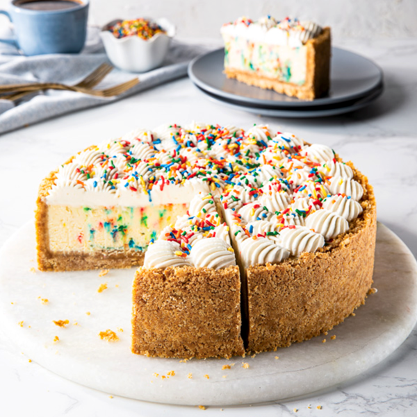 Sprinkle cheesecake