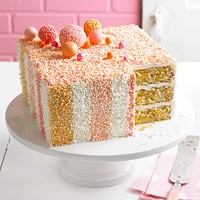 Sprinkle-me-happy cake