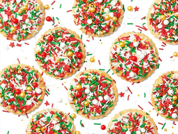 Sprinkle sugar cookies