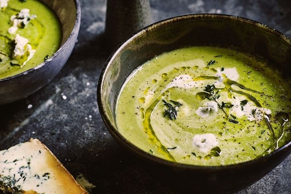 Sprout & Stilton soup