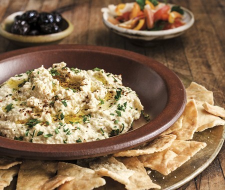 Sprouted chickpea hummus