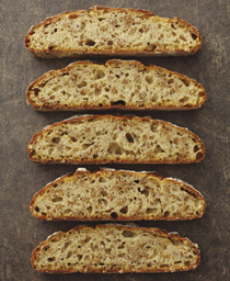 Sprouted wheat and honey sourdough loaf
