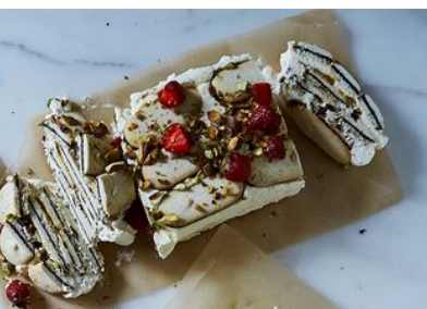 Spumoni icebox cake