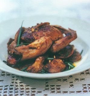 Squab with floc (Pigeon au floc)