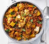 Squash & chicken one-pot