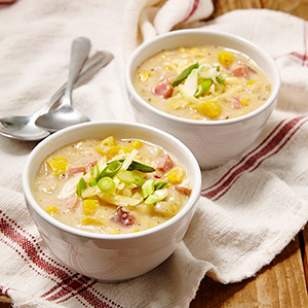 Squash & corn chowder