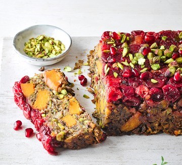 Squash & cranberry nut roast