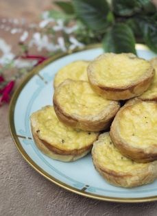Squash & custard tartlets