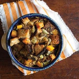 Squash & oyster stuffing