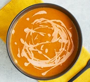 Squash & red pepper soup