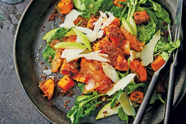 Squash and apple salad
