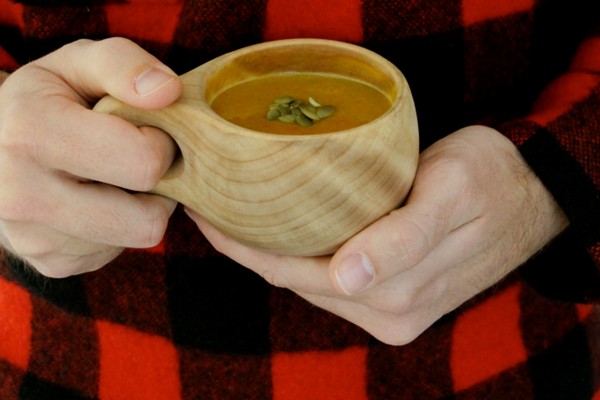 Squash and apple soup